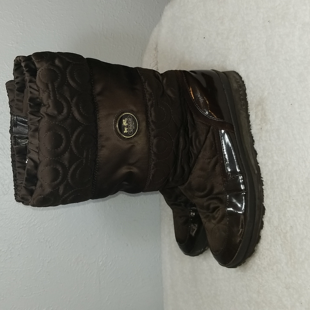 Coach Drexel Winter Boots Brown 9.5